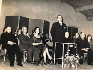 Opening of Long Marston village hall 1956
