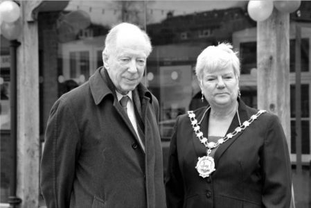 Lord Rothchild and Mayor Roxanne Ransley